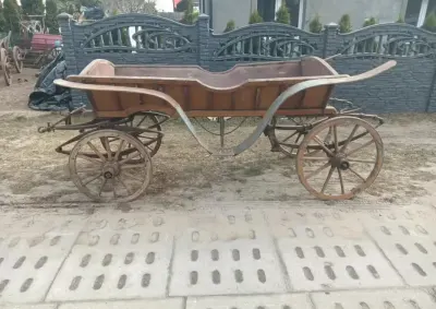 Wóz konny -antyk-staroc — praca Patryk, Czersk