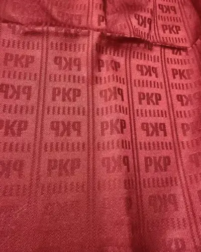 Zaslonka PKP firanka przedziałowa — praca Aleksander, Oława