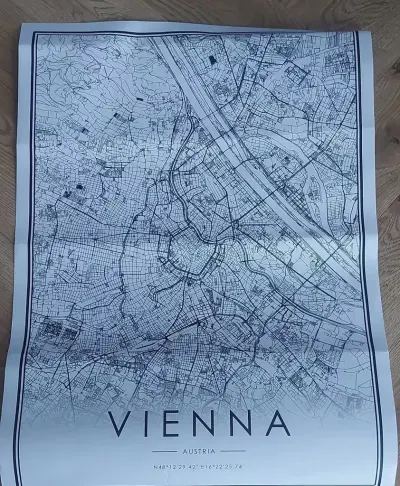 Plakat Vienna 50 cm x 70 cm — praca Gosia, Wrocław