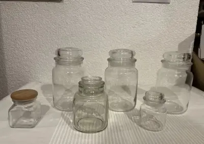 Słoiki po świecach yankee candle — praca Brygida, Ustka
