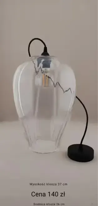Duża lampa sufitowa — praca paulina.s, Dębołęka
