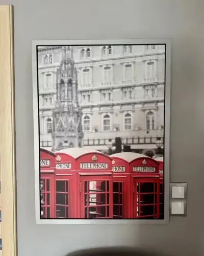 Obraz Londyn, srebrna ramka — praca Wiktor, Toruń