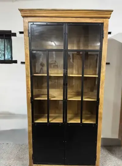 Okazała Loftowa Witryna Biblioteczka seria LOFT Nowa F-Vat ZAPRASZAM — praca Mango Meble, Szatki
