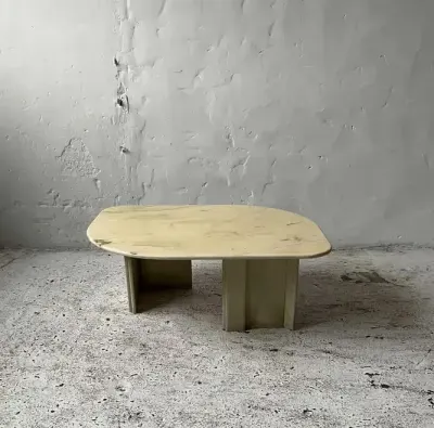 Stolik marmur lata 70 80 vintage design #129 — praca Retronauci.pl, Poznań