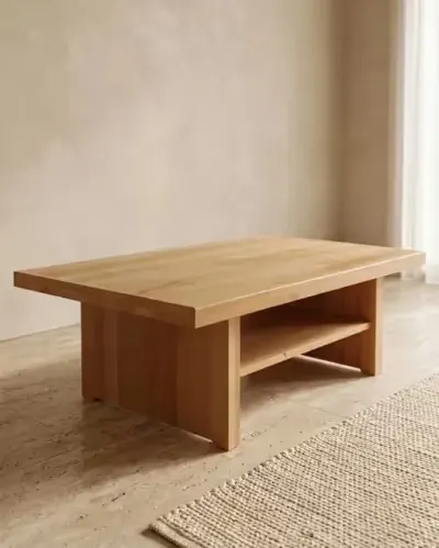 Stolik VIGO z litego drewna |Buk dziki pełny| olej naturalny| The Beds — praca The Beds Outlet, Bydgoszcz