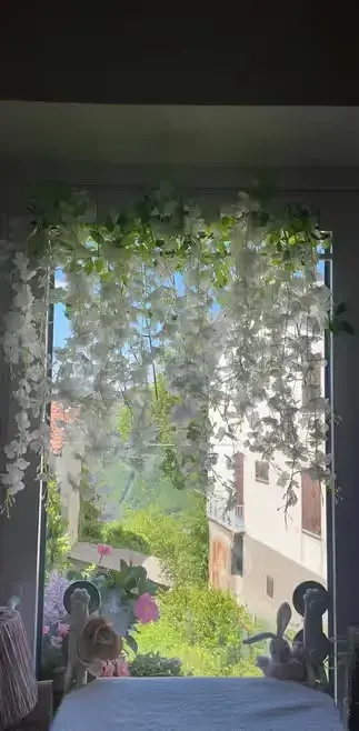 Wisteria glicynia sztuczna girlanda kwiatowa dekoracja 12 sztuk — praca Marta, Pruszcz Gdański