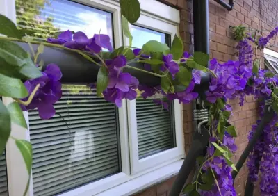 Wisteria glicynia sztuczna girlanda kwiatowa dekoracja 12 sztuk — praca Marta, Swarzędz