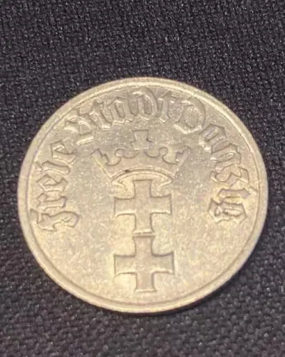 1/2 gulden 1932 ,Wolne Miasto Gdańsk ,Polska ,  orginalny. — praca dya4yk75, Poznań