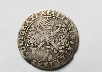 1/4 Patagona bez daty Niderlandy hiszpańskie Albert i Izabella Srebro — praca eugeniusz, Szczecin