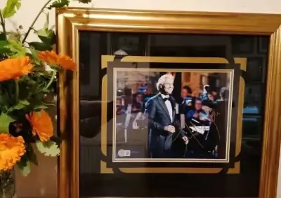 Andrea Bocelli zdjęcie z autografem — praca Jolanta, Warszawa