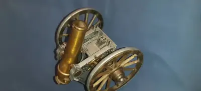 Armata moździerz duża miniatura Mortero 1895 szabla bagnet — praca Małgorzata, Wrocław