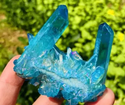 Błękitny life crystal dekoracyjny diament niebieski kryształ — praca AdKasp-tylko-wysyłka, Warszawa