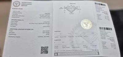 Brylant Naturalny O Barwie Naturalnej Fantazyjnej - 0.50CT — praca Krzysztof K., Szczecin