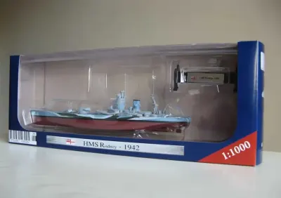 Brytyjski pancernik HMS Rodney, 1:1000/Nowy! — praca Krzysztof, Poznań