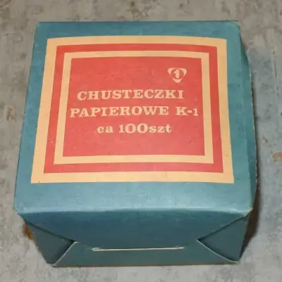 Chusteczki Papierowe K - 1 -  pudełko kolekcjonerskie — praca Grzegorz, Kraków