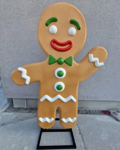 Ciastek ciasteczkowy ludzik 200cm figura — praca Krzysztof, Warszawa