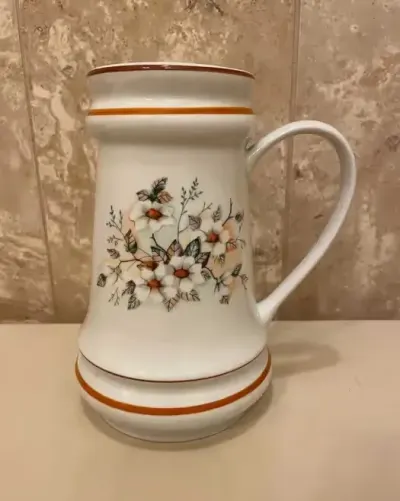 Ćmielów stary duży dzbanek  porcelanowy lata 60 te PRL — praca Ewa-wysprzedaż domowa, Łódź
