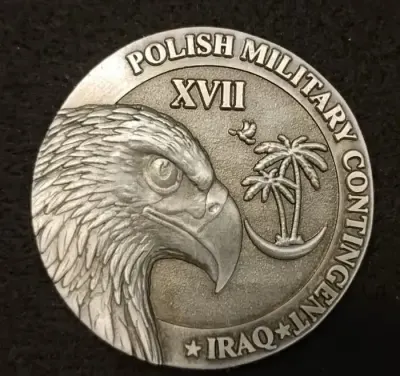 Coin XVII zmiana PKW Irak — praca challengerad2020, Wrocław