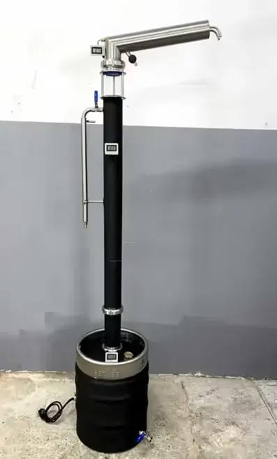 Destylator Aabratek OVM   fi 76mm   3xSMS/Tri-Clamp  Super Jakość 2l/h — praca Spawacz TIG, Łódź
