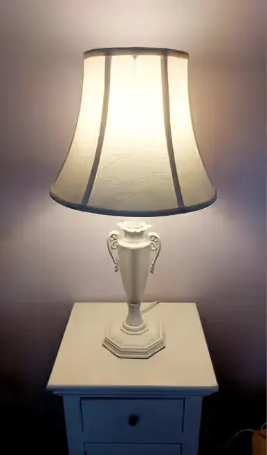 Duża lampa Vintage 57cm — praca Margolcia, Warszawa