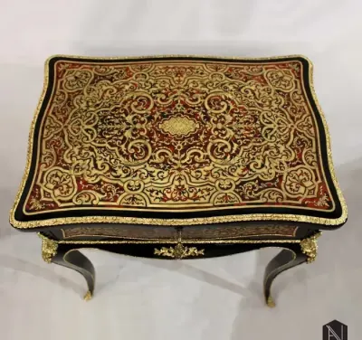 Elegancki stolik - toaletka w stylu Boulle — praca Maja Fortuna, Kraków