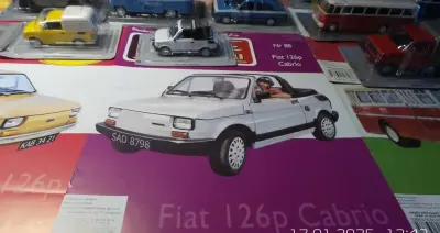 Fiat 126p Cabrio 1:43 Kult Auta PRL.FabNowy z gazetką Oraz 100 innych. — praca tel 607206600, Łódź