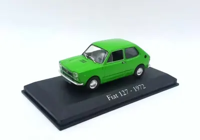 Fiat 127 green 1972 (display box) - skala 1:43 - DeAgostini — praca MiniAutka, Wrocław