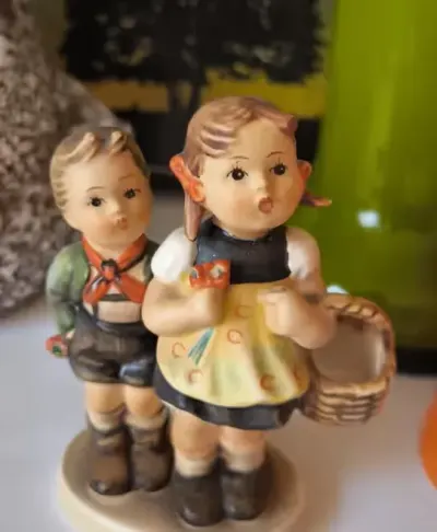 Figurka  Jaś i Małgosia M.I. Hummel Goebel piękna stara porcelana — praca Marzena, Kraków