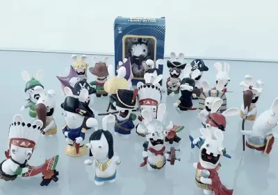 Figurki Rabbids travel time dla kolekcjonera Ubisoft — praca Skarby-czasu, Wrocław