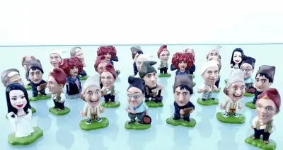 Figurki Zwerge 7 krasnoludy 2006 dla kolekcjonera — praca Skarby-czasu, Wrocław