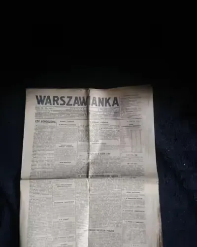 Gazeta Warszawianka z 1926 roku nr.144 — praca Wojtek LJUBOMIR, Łódź
