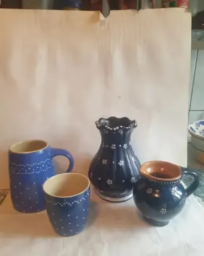 German Pottery Echt Bürgeler Ceramics Mug Slipware handmade. — praca Zenek Zalewski, Szczecin
