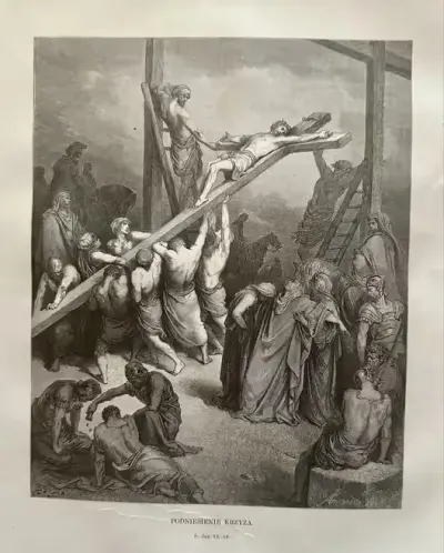 Grafika 1874 r Gustawe Dore — praca Andrzej, Wrocław