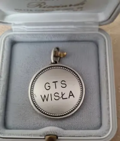 GTS Wisła Kraków żeton medal pamiątka — praca Andrzej, Łódź