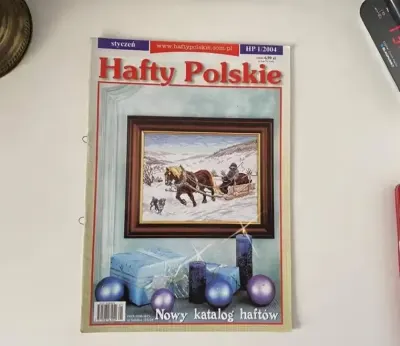 Hafty POLSKIE 1/2004 gazeta haft gobelinowy krzyżykowy obraz obrazek — praca Anna, Kraków