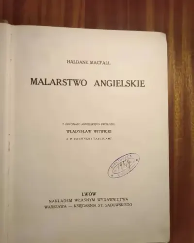 Historya malarstwa - Macfall - Tom VII - Malarstwo angielskie [CH2] — praca Leszek, Gdańsk