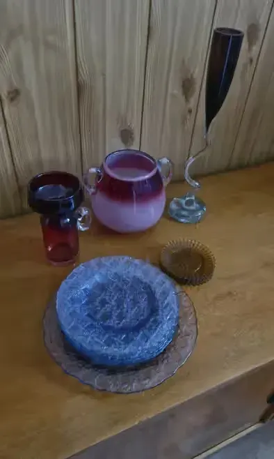 Huta Szkła Gospodarczego Ząbkowice Talerze prl/szkło prl/porcelana prl — praca Stare ale Jare, Poznań