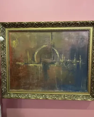 Impresjonistyczny widok Wenecji – akryl 60x50 cm w ozdobnej ramie — praca Katarzyna, Poznań