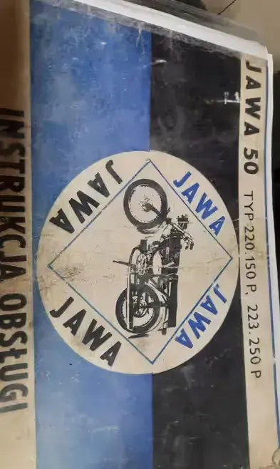 Instrukcja motocykl prl jawa ksero — praca Basia, Kraków