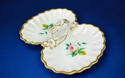 Kabaret KPM Krister 1855-99 Białe Róże — praca RAJ ART WODZKI, Warszawa