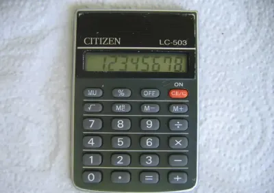 Kalkulator Citizen LC-503 - lata 90-te — praca Marcin, Warszawa