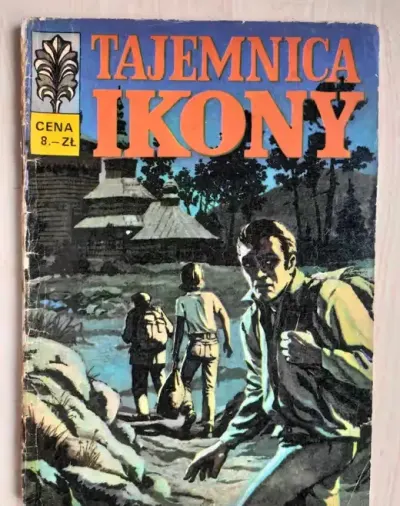 Kapitan Żbik TAJEMNICA IKONY wyd 1 — praca Paweł, Gdańsk
