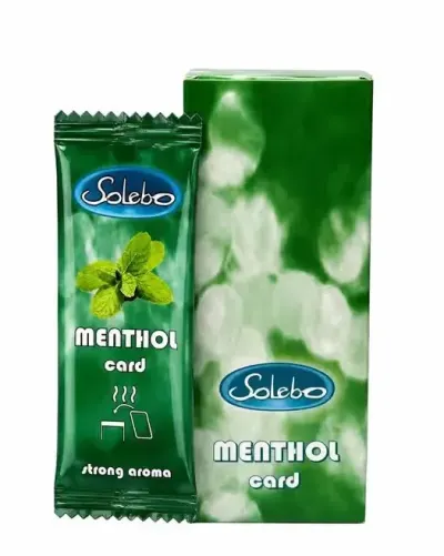 karta aromatyzująca do papierosów 25szt. MENTHOL SOLEBO — praca Mateusz Cieślak, Kraków