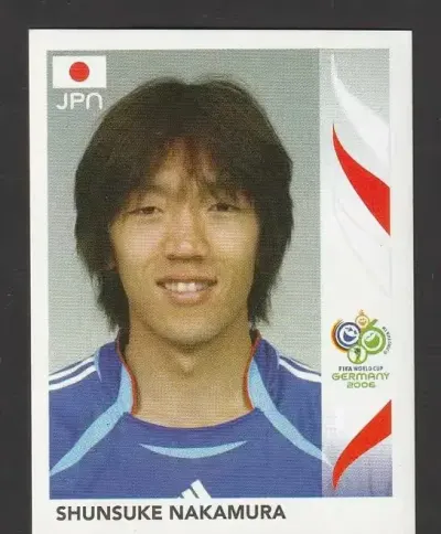 Karta kolekcjonerska Panini - piłka nożna - Mistrzostwa Świata 2006 Niemcy - Mundial - x9 — praca Wanjak, Łódź
