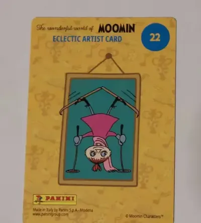 Karta Muminki seria Panini — praca maria.koziarkiewicz, Łódź