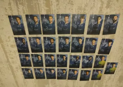 Karty fankarty Lech Poznań 2025/2026 - 29 kart autografy — praca Michał, Poznań
