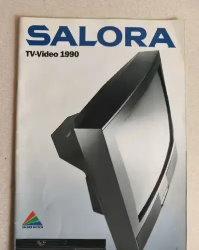 Katalog firmy Salora TV — praca Dario, Łódź