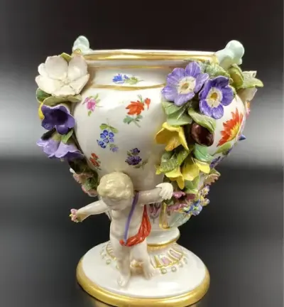 Kielich Meissen Miśnia Porcelana — praca RAJ ART WODZKI, Warszawa