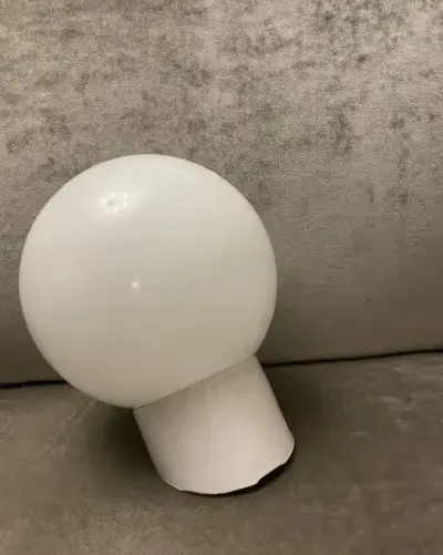 Kinkiet kula lampa PRL ceramiczny mid century design bauhaus — praca monika, Gdańsk