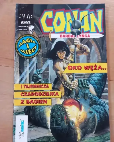 Kolekcjonierski Conan Barbarzyńca 6/93 — praca Romek, Łódź